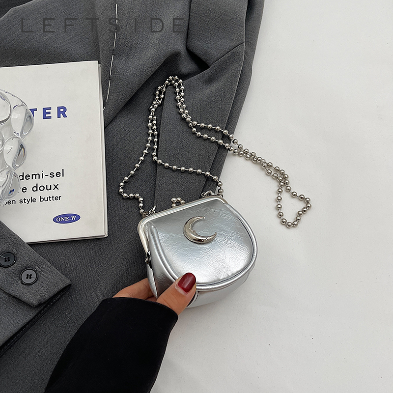 Silver Mini Cute Crossbody Bag - Luxury Y2K Bags incelemesi ve fiyatı