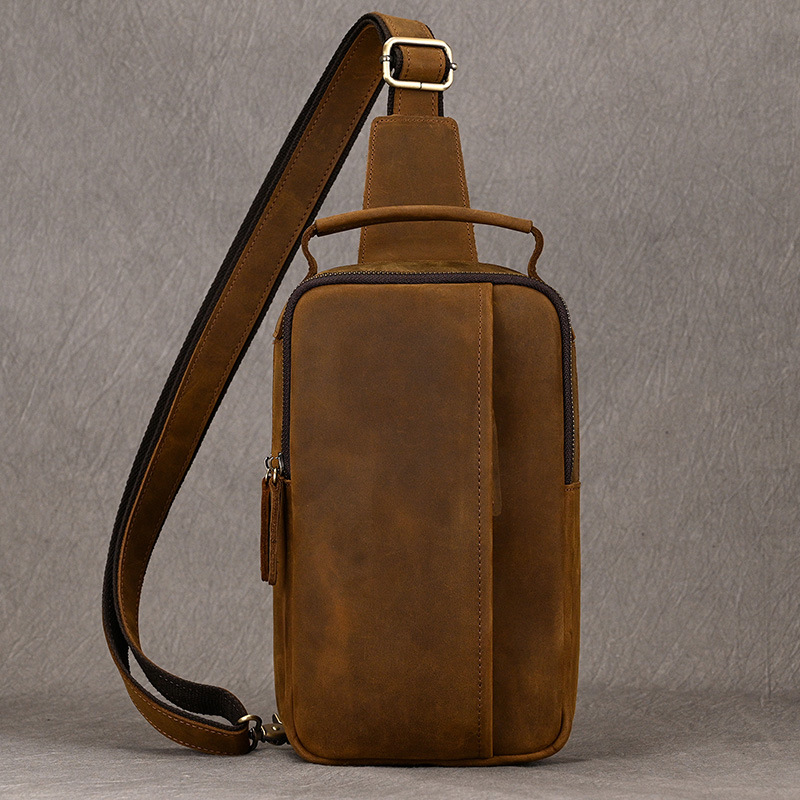 Luxury Male Chest Bags Genuine - Luxury Bags Sling incelemesi ve fiyatı