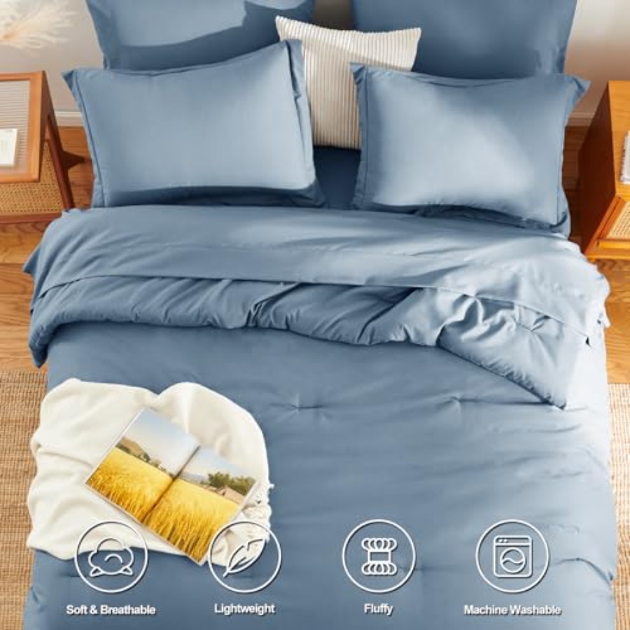 Size Comforter Sets - 7 Pieces - Luxury Bags Women incelemesi ve fiyatı