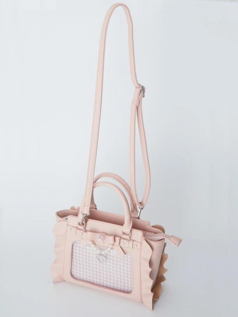 Harajuku Square Pink Ita Bag W - Wristlet Wallet Zipper incelemesi ve fiyatı