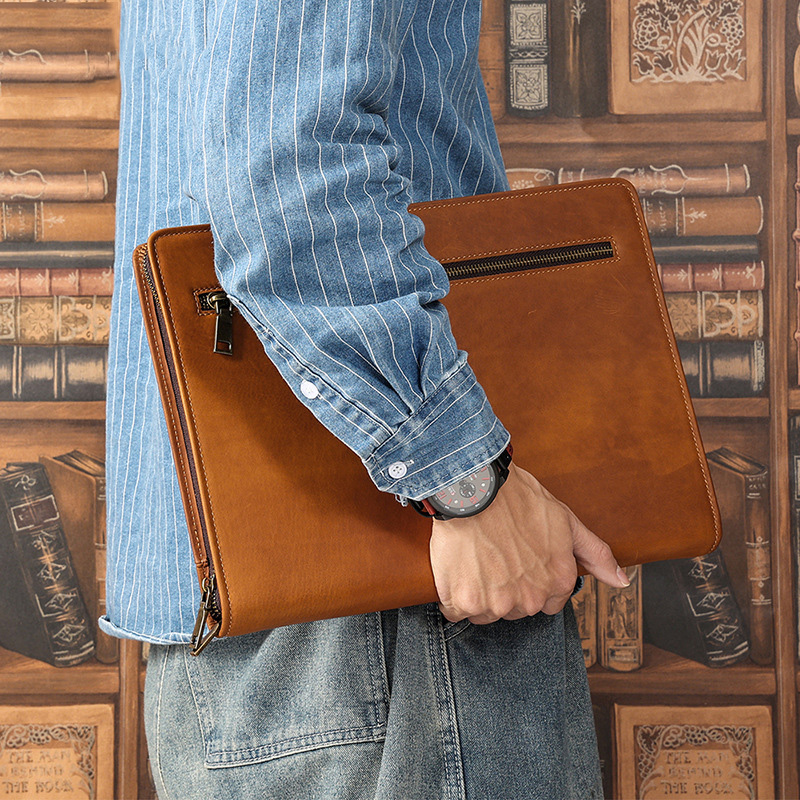 Crazy Horse leather Ipad case  - Luxury Bags For Laptop incelemesi ve fiyatı